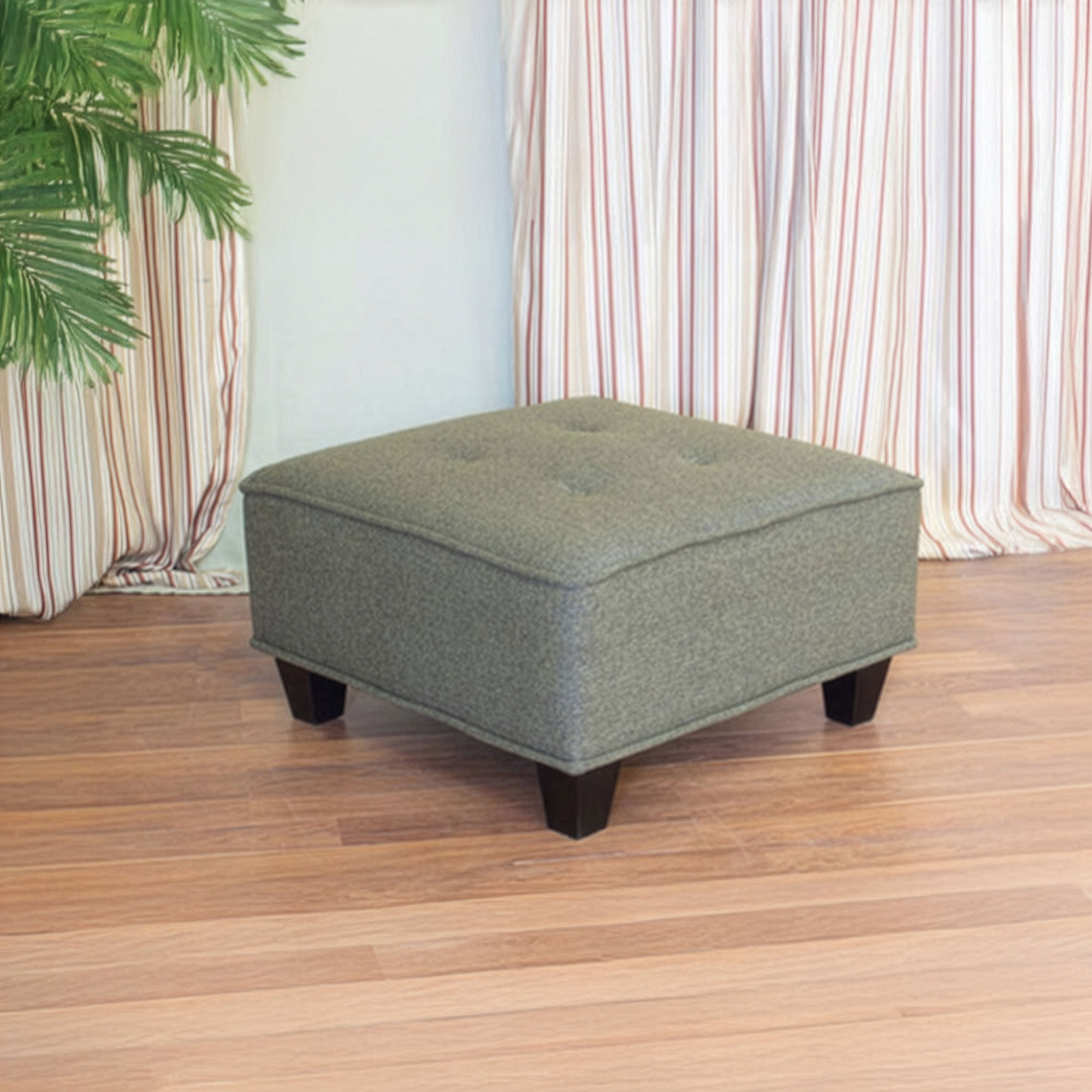 pouf (MDF and Musky wood) – Color: Dark Gray – Marassi
