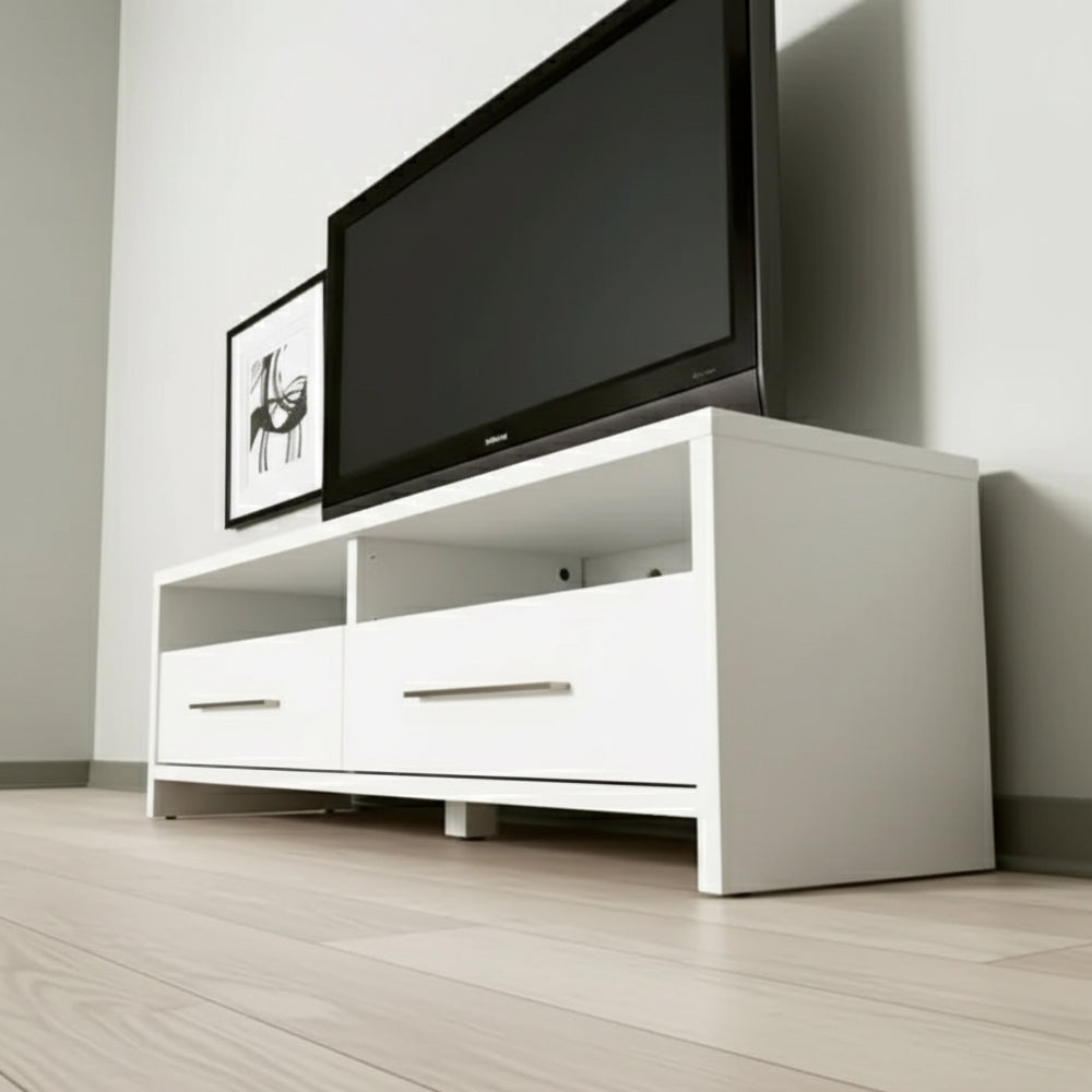 ترابيزة تلفزيون، 100 × 30 × 45 سم - أبيض - AZ30029