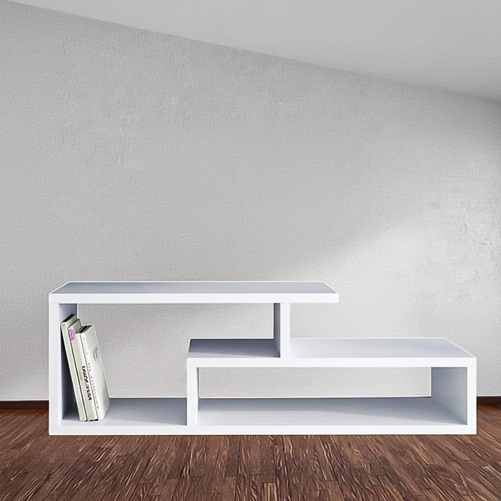 ترابيزة تلفزيون، 120 × 30 × 45 سم - أبيض - AZ30026