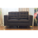 Modern Sofa Set 3 Pieces (MDF and Musky Wood) – Color: Brown – izel