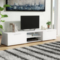 ترابيزة تلفزيون، 160 × 40 × 45 سم - أبيض - AZ30012