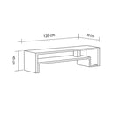ترابيزة تلفزيون، 120 × 30 × 45 سم - بني - AZ30020