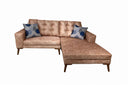 ركنة عصرية على شكل حرف L – خشب طبيعي – كاميل فاتح – 205×175×85 cm – Cappuccino Mini