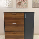 جزامة أحذية، 80 × 40 × 95 سم - رمادي وبني - AZ40063