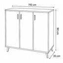 جزامة أحذية، 110 × 35 × 90 سم - أسود - AZ40062