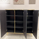 جزامة أحذية، 110 × 35 × 90 سم - أسود - AZ40062