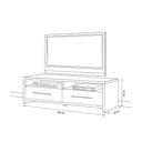 ترابيزة تلفزيون، 100 × 30 × 45 سم - أبيض - AZ30029