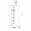 جزامة أحذية، 70 × 30 × 160 سم - أبيض - AZ40033