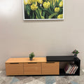 ترابيزة تلفزيون، 180 × 40 × 45 سم - خشبي وأسود - TV Stand 5