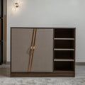 جزامة أحذية، 120 × 35 × 120 سم - بني وخشبي - AZ40038