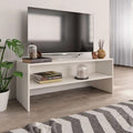 طاولة تلفزيون، 120 × 40 × 50 سم - أبيض - AZ30039