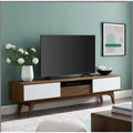 طاولة تلفزيون، 180 × 30 × 45 سم - بني وأسود - AZ30052