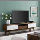 ترابيزة تلفزيون، 180 × 30 × 45 سم - بني وأسود - AZ30052