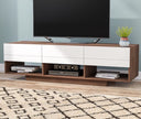 ترابيزة تلفزيون، 180 × 40 × 45 سم - خشبي وأبيض - AZ30055