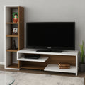 ترابيزة تلفزيون، 160 x 160 x 40 سم - بني وأبيض - AZ111341