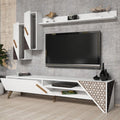 طاولة تلفزيون، 180 × 38 × 42 سم - أبيض - AZ30073
