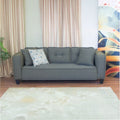 Modern Three-Seater Sofa Piece (MDF and Musky) – Dark Gray – Marassi