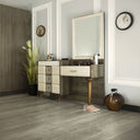 غرفة نوم Florida (ألواح Melamine MDF) – سرير 180 سم، تسريحة 120 سم، 2 كومودينو 60 سم، دولاب ملابس 260 سم