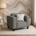 Armchair (MDF and musky wood) – Dark Gray – Marassi