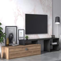 ترابيزة تلفزيون، 200 × 35 × 55 سم - خشبي ورمادي - AZ3009