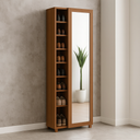 جزامة أحذية، 60 x 40 x 200 سم - بني - AZ111312