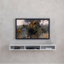 ترابيزة تلفزيون، 90 × 25 × 15 سم - أبيض - AZ3002