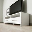 ترابيزة تلفزيون، 100 × 30 × 45 سم - أبيض - AZ30029