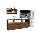 ترابيزة تلفزيون، 180 × 30 × 45 سم - بني وأبيض - AZ30031