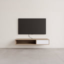 ترابيزة تلفزيون، 120 × 40 × 40 سم - خشبي وأبيض - AZ30043