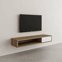 ترابيزة تلفزيون، 120 × 40 × 40 سم - خشبي وأبيض - AZ30043