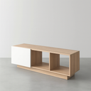 ترابيزة تلفزيون، 160 × 35 × 45 سم - أبيض - AZ30048