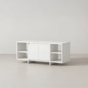 ترابيزة تلفزيون، 120 × 35 × 52 سم - أبيض - AZ30049