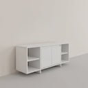 ترابيزة تلفزيون، 120 × 35 × 52 سم - أبيض - AZ30049