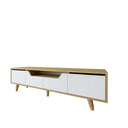 ترابيزة تلفزيون، 180 × 30 × 40 سم - خشبي وأبيض - AZ3005