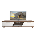 ترابيزة تلفزيون، 180 × 38 × 50 سم - بني وأبيض - AZ30057