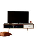 ترابيزة تلفزيون، 150 × 30 × 50 سم - بني وأبيض - AZ30061