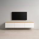 ترابيزة تلفزيون، 160 × 30 × 40 سم - أبيض وخشبي - AZ30013