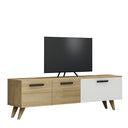 ترابيزة تلفزيون، 140 × 30 × 45 سم - خشبي وأبيض - AZ30022