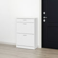 جزامة أحذية، 120 × 35 × 90 سم - أبيض - AZ40057