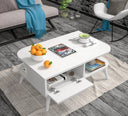 كونسول استقبال، 100 × 60 × 43 سم - أبيض - AZH-00034