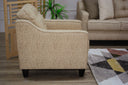 Modern 3-Piece living room (Plywood, Beech wood, and Musky wood) - Color: Beige - Moana