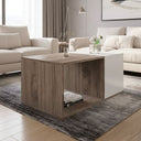 كونسول استقبال، 100 × 60 × 40 سم - بني وأبيض - AZH-00026