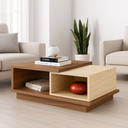 كونسول استقبال، 90 × 42 × 50 سم - أبيض وخشبي - AZH-00028