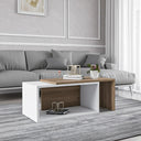 كونسول استقبال، 75  × 45 × 45 سم - أبيض وخشبي - AZH-00036