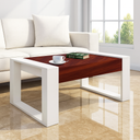 كونسول استقبال، 100  × 60 × 40 سم - أبيض وخشبي - AZH-00038