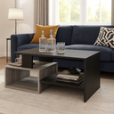 كونسول استقبال، 100  × 50 × 40 سم - أسود وخشبي - AZH-00049