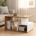 كونسول استقبال، 100 × 50 × 40 سم - خشبي وأبيض - AZH-00056