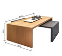 كونسول استقبال، 90 × 50 × 40 سم - خشبي وأسود - AZH-00060