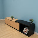 ترابيزة تلفزيون، 180 × 40 × 45 سم - خشبي وأسود - TV Stand 5