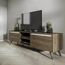 ترابيزة تلفزيون، 140 × 30 × 50 سم - خشبي وأبيض - AZ30078